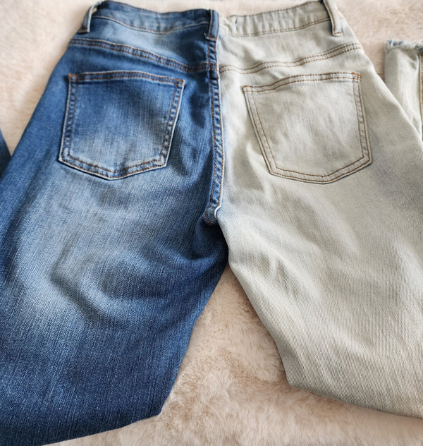 Jean Color Blocked