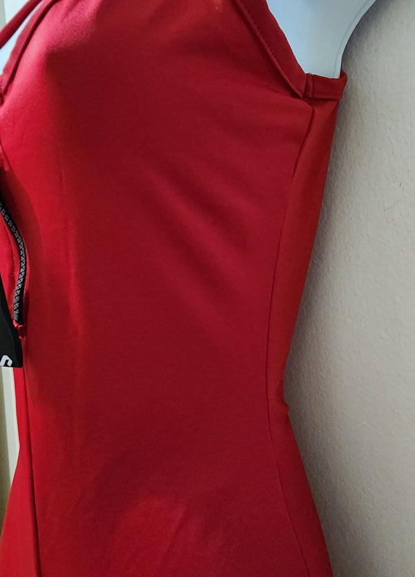 Jumpsuit red 2s